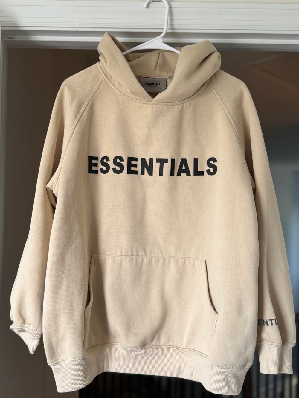 Fear of God Essentials Big Dipper Hoodie Cream Beige. Size L